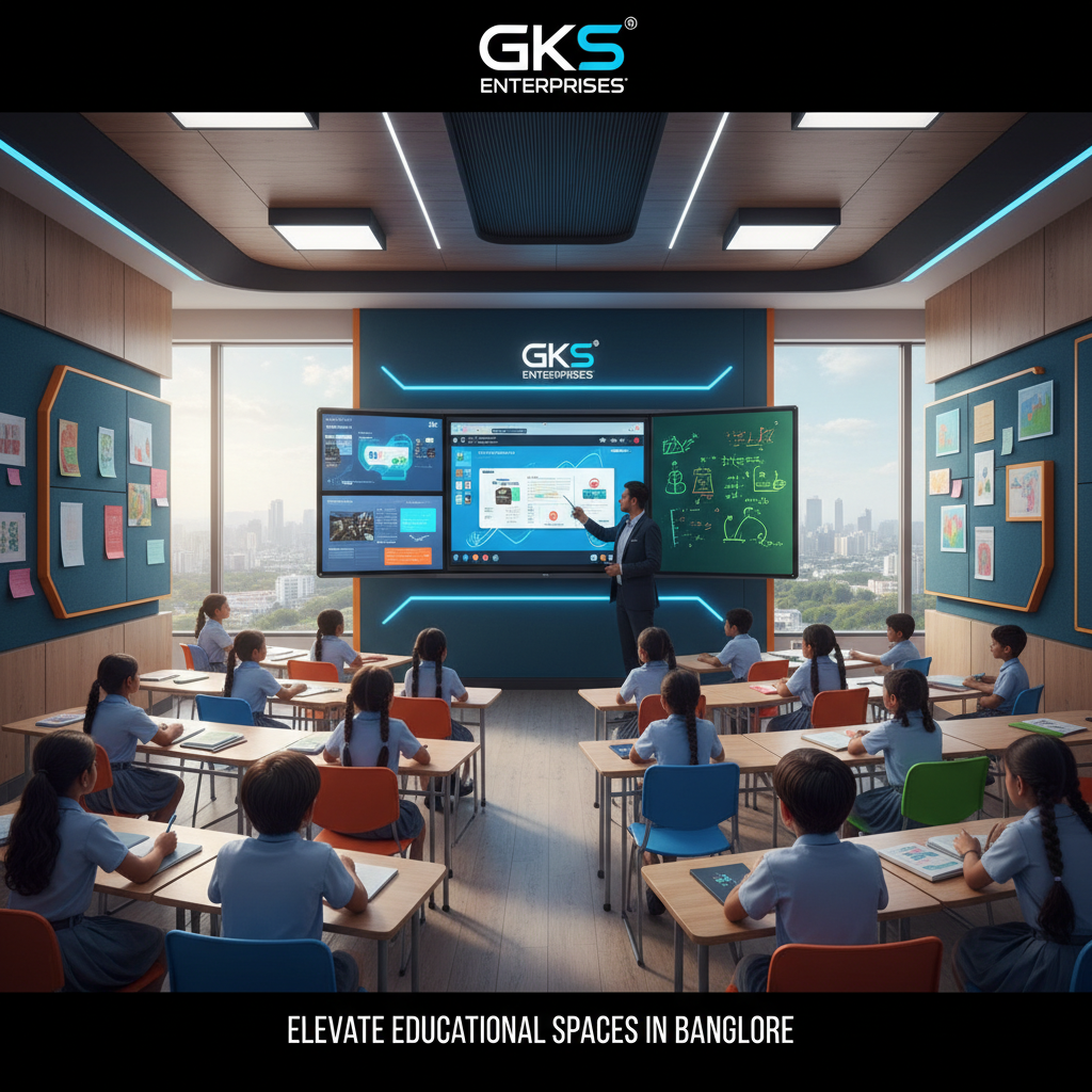 Elevate Educational Spaces in Bangalore with GKS Enterprises' Scribble & Display Systems