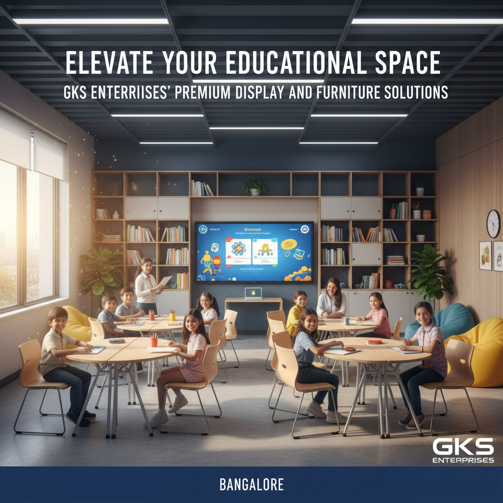 Elevate Your Educational Space with GKS Enterprises' Premium Display and Furniture Solutions in Bangalore