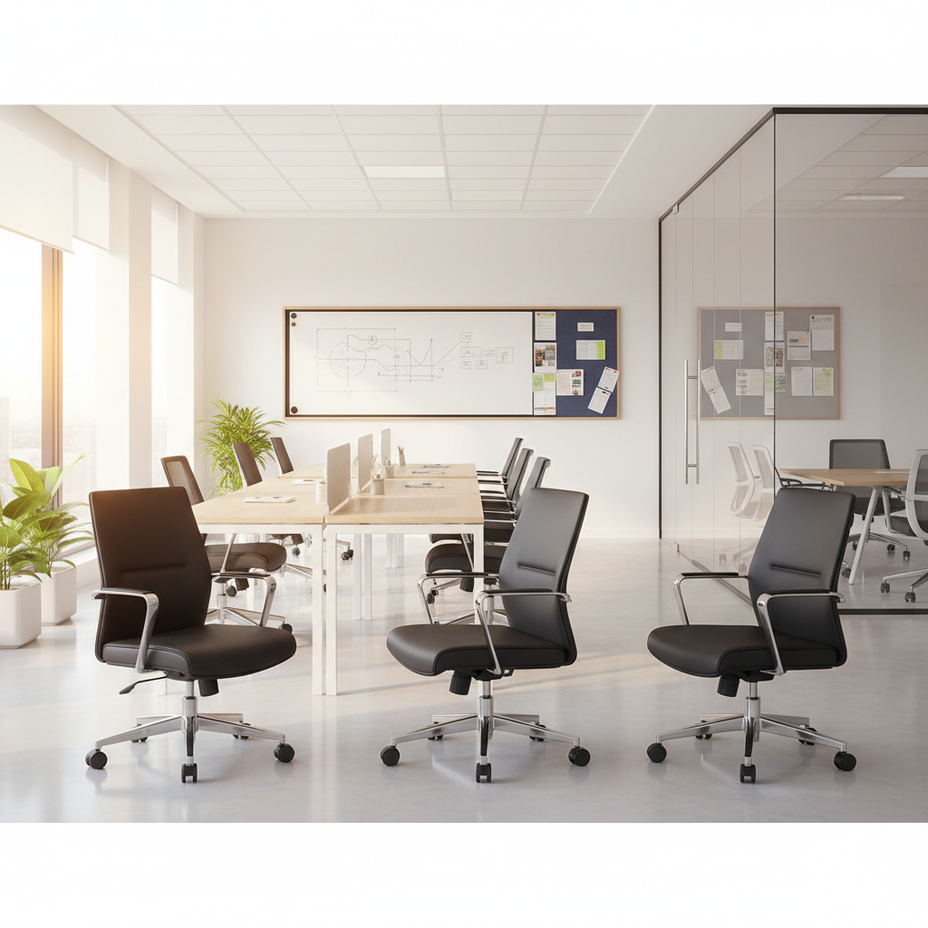 Office revolving chairs and display systems by GKS Enterprises Bangalore