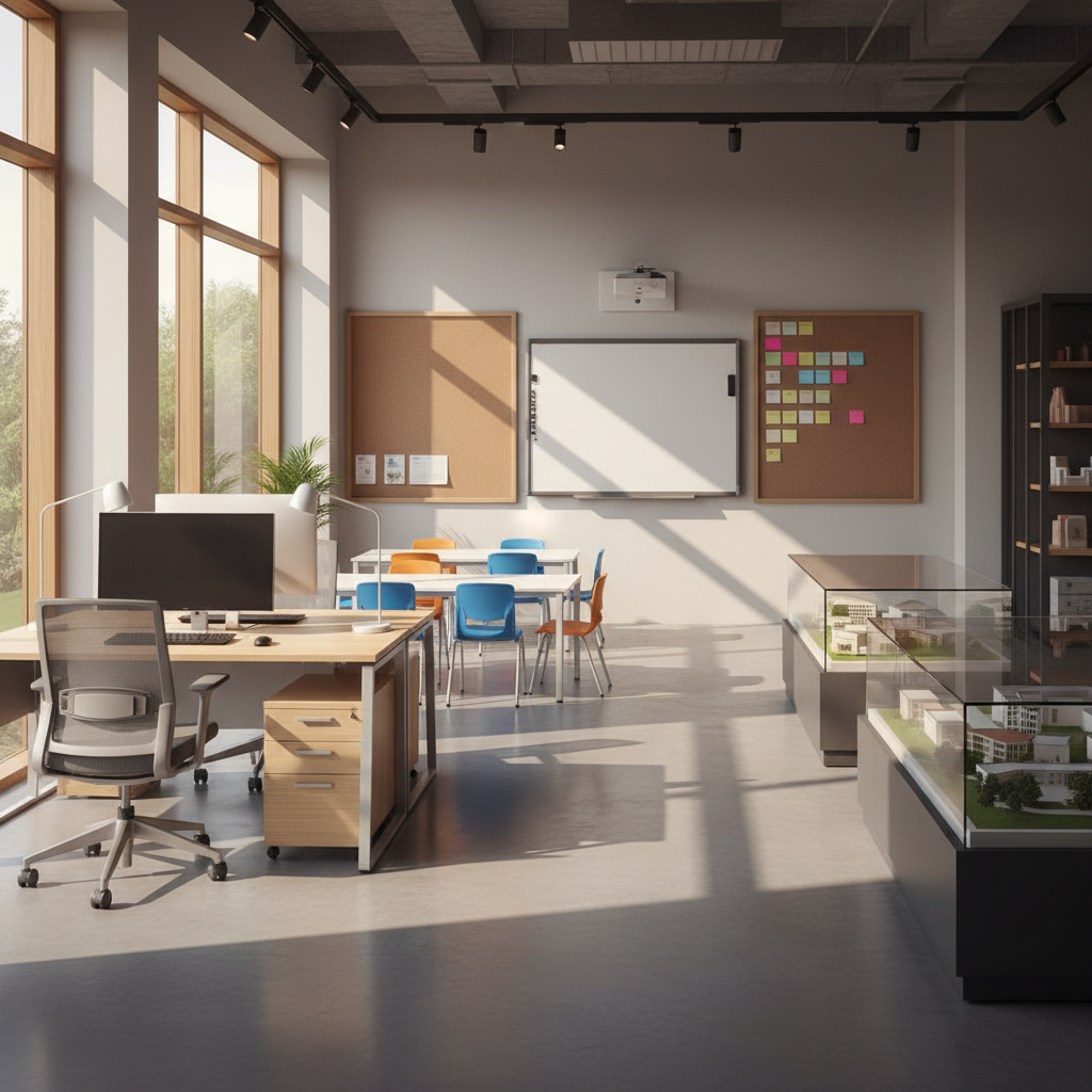 Premium office revolving chairs and furniture in Bangalore showroom