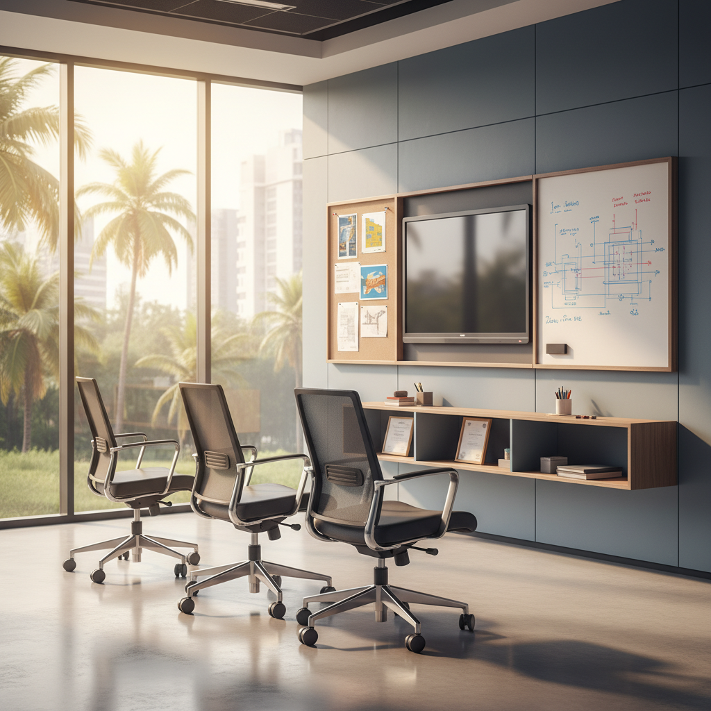 High-Quality Office Revolving Chairs & Display Systems in Bangalore Office revolving chairs and display systems showroom Bangalore