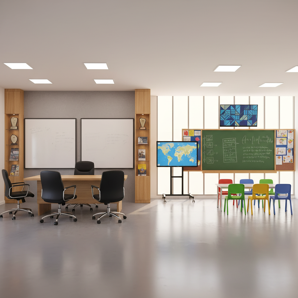 Top Office Revolving Chairs & School Display Systems in Bangalore Office revolving chairs and display systems for schools Bangalore