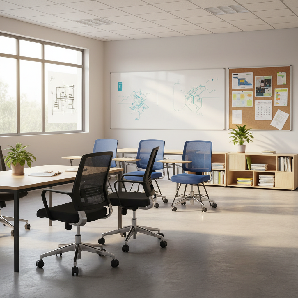 High-quality office revolving chairs and school furniture in Bangalore