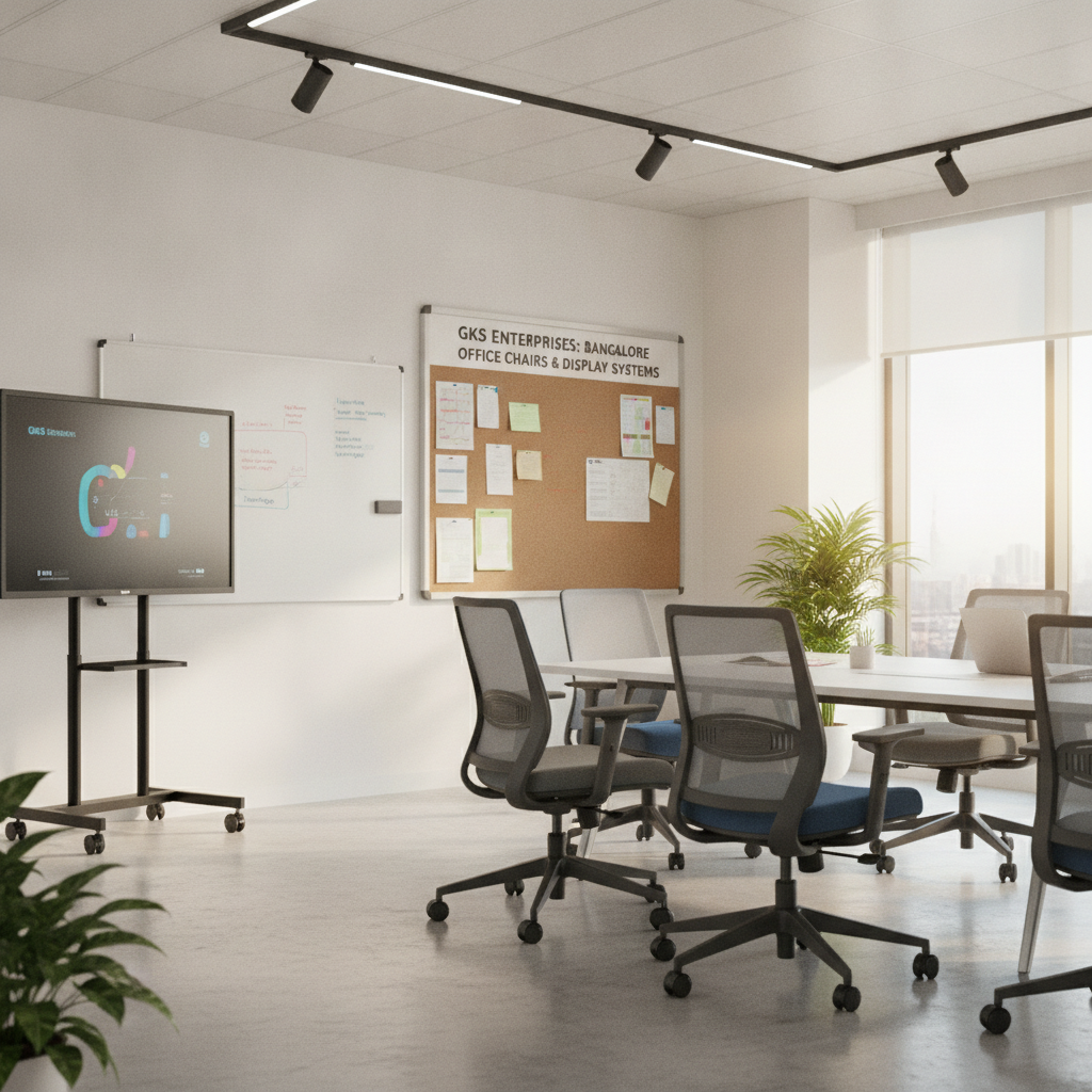 Bangalore Office Chairs & Display Systems by GKS Enterprises premium office chairs and display systems in Bangalore school