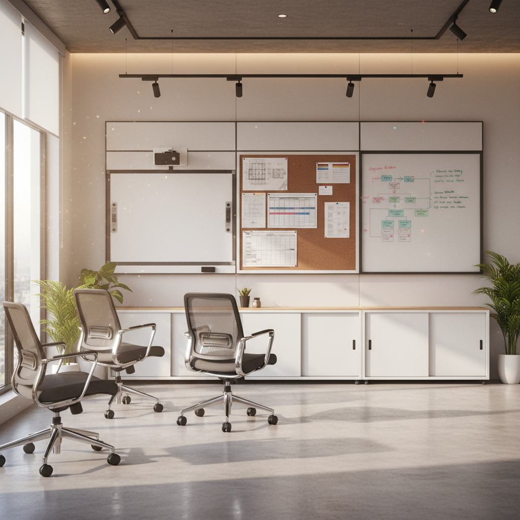 Office revolving chairs and display systems manufactured in Bangalore
